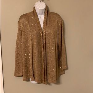 XL Gold cardigan